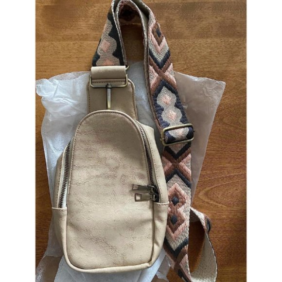 KFXFENQ Women Leather Sling Crossbody Backpack main image 2